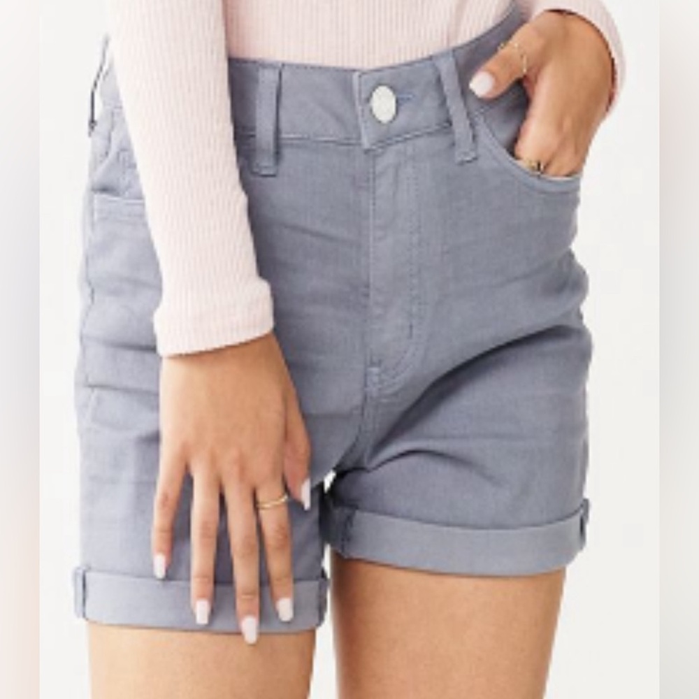 Juniors' SO® High Rise Midi Shorts